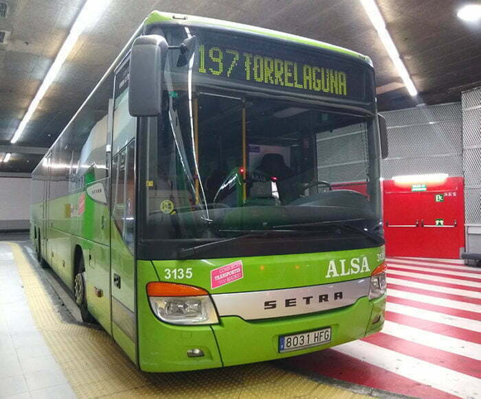 llegar a Torrelaguna en autobús