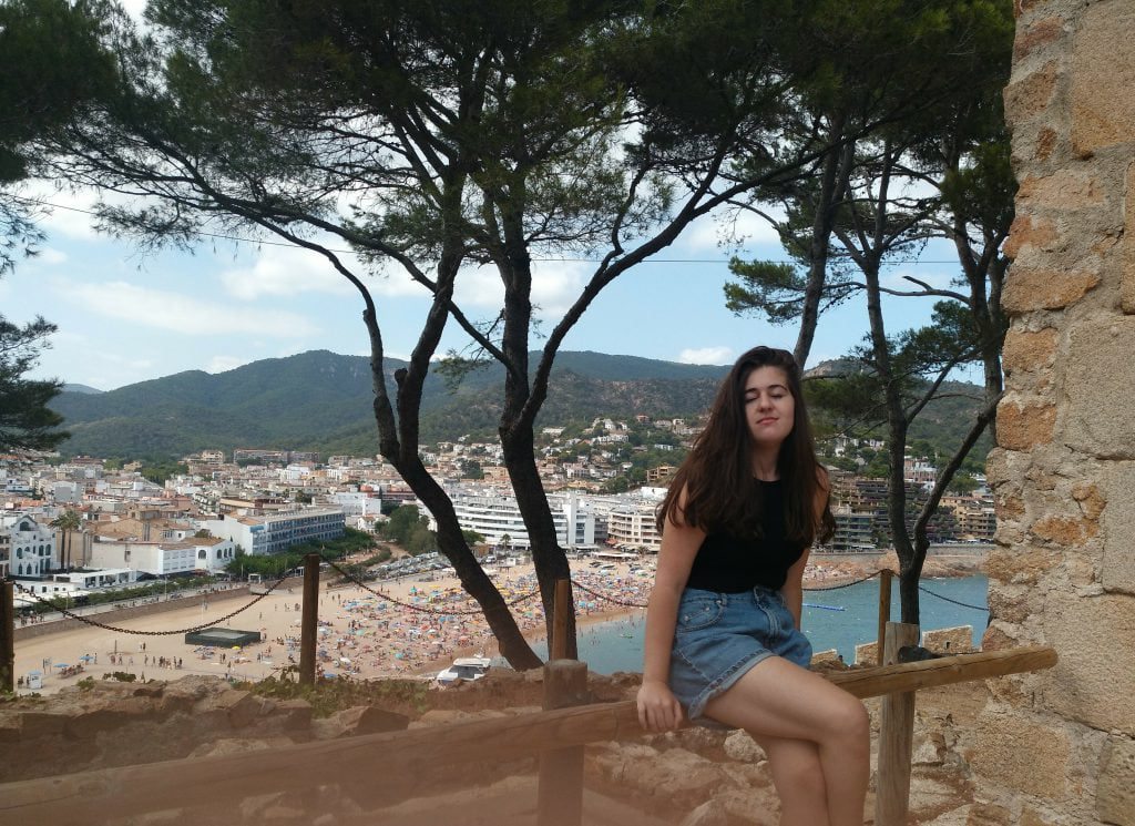 Vista de Tossa de Mar desde su castillo