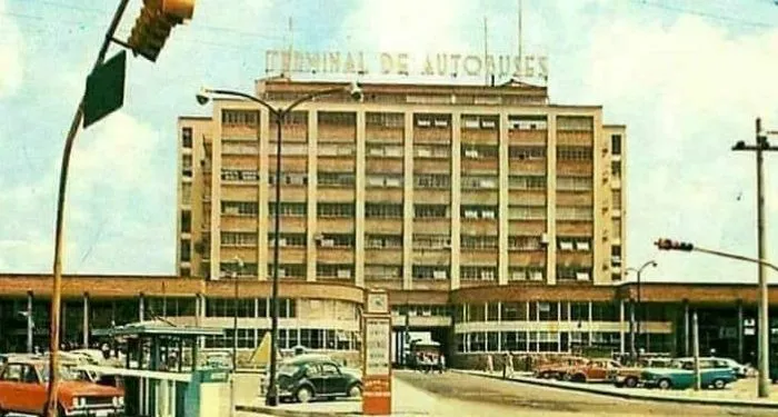 Central de autobuses de Guadalajara en 1955