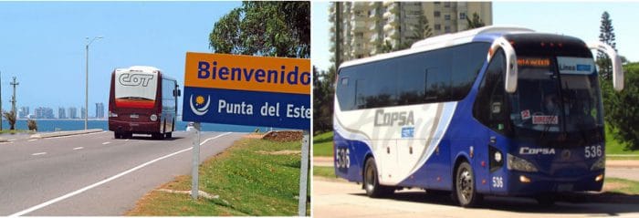 Cómo ir en bus de Montevideo a Punta del Este.