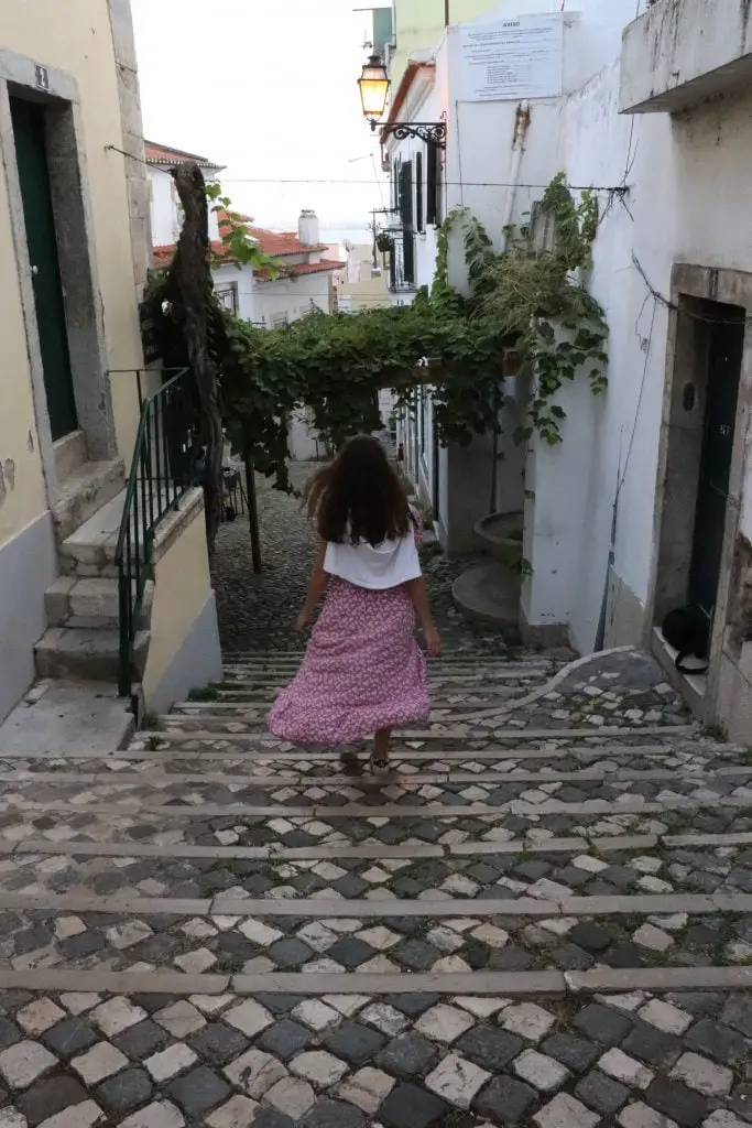 las calles del Bairro Alto de Lisboa
