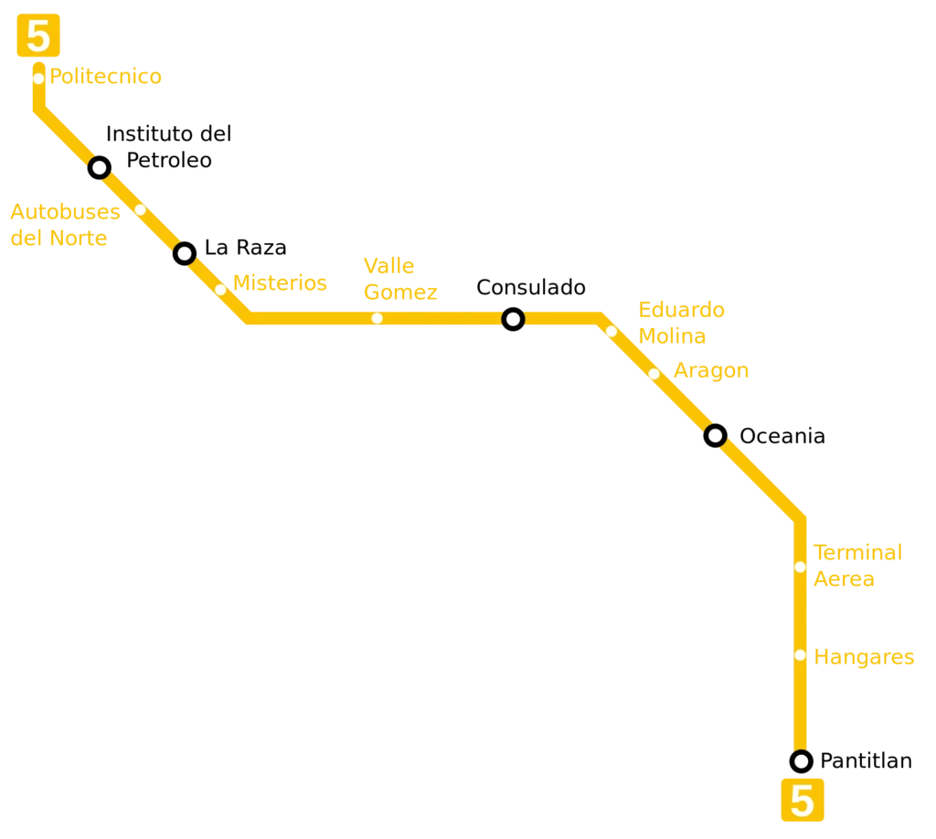Como llegar a la Central del Norte en metro