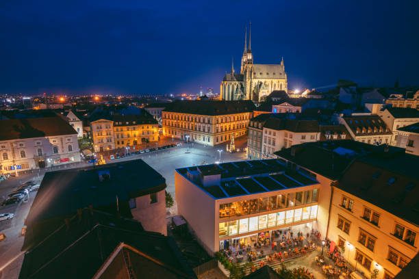 Old town of Brno. Brno, South Moravia, Czechia.